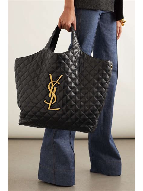 274766 539759 ysl bag|Y TOTE IN LEATHER .